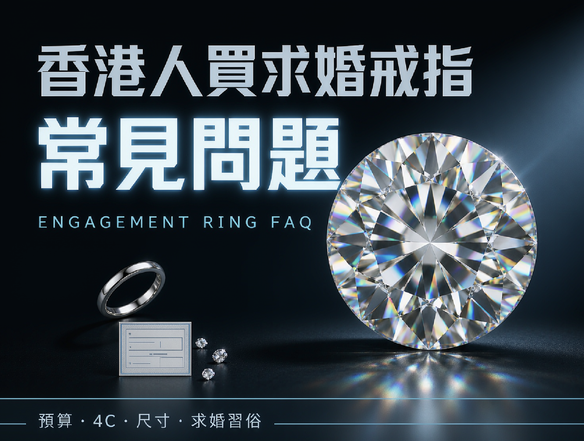 狄菲的問與答香港人想買求婚戒指，通常會問咩問題？